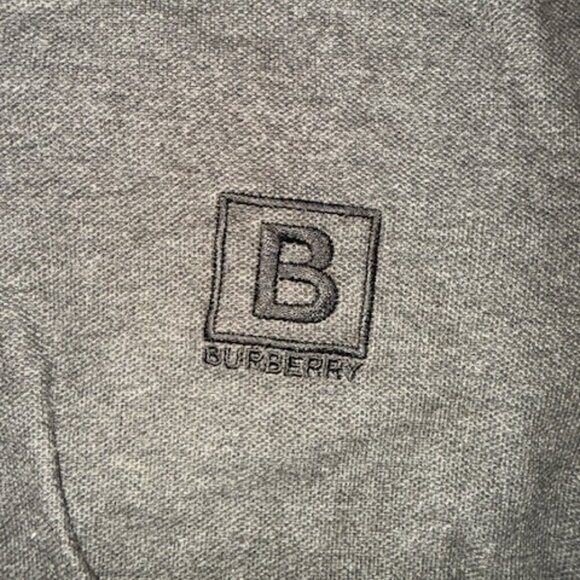 Burberry Grey Polo - Size Small - Picture 4 of 4